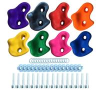 ZGHQHCDRH 1/5/8 Piezas de Juguetes plástico for Patio, Exterior e Interior con Tornillos Montaje for Soporte Marco(Color 8pcs)