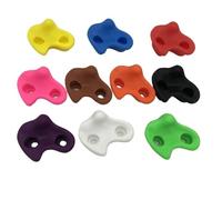 ZGHQHCDRH 10 Piezas de Pared Madera Colorida for Construir un Patio Juegos Interior y Exterior con Soporte Marco