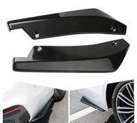 ZGHQHCDRH 2 Piezas Alerón Techo Trasero, para Seat Leon 5F Wagon 2013-2020 Parachoques difusor, Divisor, protección contra arañazos, faldón Lateral Trasero,Black