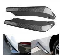 ZGHQHCDRH 2 Piezas Alerón Techo Trasero, para VW Amarok 2022 2023 Parachoques difusor, Divisor, protección contra arañazos, faldón Lateral Trasero,Carbon Black