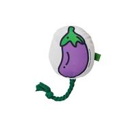 ZGHQHCDRH 2 Piezas de Juguetes for Perros Que Hacen Sonido, pez de Cabeza Gorda simulado rechinando y limpiando los Dientes(Eggplant)