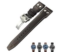 ZGHQHCDRH 20mm 21mm 22mm Italian Cowhide Watch Strap For IWC PILOT Mark PORTUGIESER PORTOFINO WatchBands
