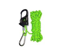 ZGHQHCDRH 4 Piezas de ajustadores de Cuerda de Viento sin Nudos autoblocantes for toldo de Tienda de campaña, tensores de Cuerda Sueltos con un Solo presionar for Acampar al Aire Libre(Green,XL)