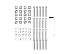 ZGHQHCDRH Accesorios for tobogán de Juegos for Interiores y Exteriores con herrajes Montaje for Soporte Marco(21pcs)