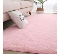 ZGHQHCDRH Alfombras, Alfombra de Lujo esponjosa for salón, Antideslizante, Moderna, súper Suave, Pelo Grueso, Grande, for Comedor, Dormitorio, decoración del hogar(Light Pink,60 * 200cm)