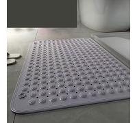 ZGHQHCDRH Alfombras de baño, Alfombrillas de Ducha en el Interior la, con ventosas Antideslizantes, Masaje pies, diseño Moderno, for Pisos, bañera y baño(Galaxy Grey,40CM*70CM)