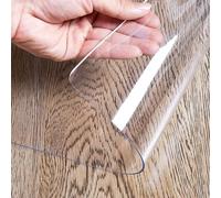 ZGHQHCDRH Alfombrillas Protectoras de plástico, Tapete/Protector de Piso Vinilo Transparente 1,5 mm for Pisos Madera, Apto for familias y Mascotas(100x100cm(3ftx3ft))