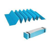 ZGHQHCDRH Almohadilla a Prueba de Humedad for Huevos, Ligera y Duradera, Aislamiento Plegable portátil for Acampar, Almohadilla for Dormir for Picnic Individual al Aire Libre(Blue)