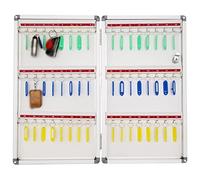 ZGHQHCDRH Armario para Guardar Llaves, Caja de Llaves pequeña for el hogar, con Cerradura, for Montar en la Pared, 4 Opciones Almacenamiento, Ideal for Oficina o Taller mecánico(48 Keys)