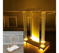 ZGHQHCDRH Atril, Soporte De Podio Portátil, con Ruedas, Rodante for Iglesia, Púlpitos for Iglesias, Pulpitos for