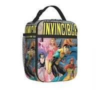 ZGHQHCDRH Bolsa de Almuerzo aislada para Programa de televisión Invincible Contenedor de Almuerzo de Alta Capacidad Bolsa térmica Lonchera Lonchera Playa Viajes Hombres Mujeres