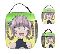 ZGHQHCDRH Bolsa de Almuerzo Call of The Night Nazuna para Hombres Lonchera Personalizada Retro School Cooler Bag Bolsos de Mano térmicos Oxford aislados portátiles