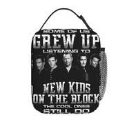 ZGHQHCDRH Bolsa de Almuerzo con Aislamiento térmico Kids On The Block Band para Picnic NKOTB Magic Summer 2024 Tour Bolsas de contenedores de Alimentos Reutilizables