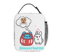 ZGHQHCDRH Bolsas de Almuerzo aisladas Bugcat Capoo and The Bunny Contenedor de Almuerzo de Alta Capacidad Bolsa térmica Lonchera Bolsa de Comida de Viaje Universitario