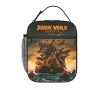 ZGHQHCDRH Bolsas de Almuerzo con Aislamiento térmico Jurassic Rebirth Dinosaurs Attack World Misión encubierta Reutilizable Nevera térmica Nevera térmica