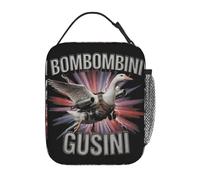 ZGHQHCDRH Bombombini Gusini Funny Italian Brainrot Bolsa de Almuerzo aislada para contenedor de Comida Escolar Nevera térmica a Prueba de Fugas Caja Bento