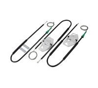 ZGHQHCDRH Botonera Elevalunas KIT DE REPARACIÓN ELEVALUNAS ELÉCTRICO PARTNER PARA PEUGEOT 4/5 - PUERTAS DELANTERAS IZQUIERDA-DERECHA 1996-2015 Elevador ventanilla coche