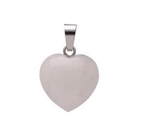 ZGHQHCDRH Brass Crystal Heart Stone Carved Necklace Charm Handmade Heart Charm With PU Cord Chain