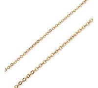 ZGHQHCDRH Cadena para hombre, acero inoxidable, collar combinado para mujer, 46 cm-50 cm