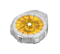 ZGHQHCDRH Caja de Carrete de Pesca de 2 Piezas, Caja de sublínea Lua, Caja de línea Principal Anti-reversión, Caja Especial for Almacenamiento de Grupos de líneas(Yellow)