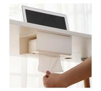ZGHQHCDRH cajón Debajo del Escritorio, Colgador de pañuelos Adhesivo for Colgar, Soporte for Papel Cocina, Caja Oculta Debajo la Mesa, Gris, 19 x 13,2 cm(Apricot)