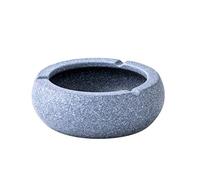 ZGHQHCDRH Ceniceros, Cenicero for Fumar/cenicero de Escritorio cerámica Redondo for Puros, cenicero for Fumadores, for Uso Interior o Exterior, decoración, Regalo, Negro/cenicero Mesa(Blue)