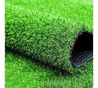 ZGHQHCDRH Césped Artificial de Alta Densidad de 2 x 3 m para Patio, balcón, terraza, césped Artificial Realista, decoración Exterior, Verde, tamaño 2 x 4,5 m