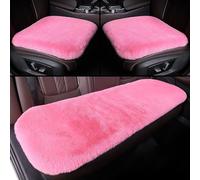 ZGHQHCDRH Cojín Asiento Coche,Cojín Felpa Asiento,para BMW M3 Competition 2021-2025,Cálido Cómodo Transpirable Coche Protector Asiento,Accesorios Coche,F-Pink