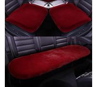 ZGHQHCDRH Cojín Asiento Coche,Cojín Felpa Asiento,para BMW M3 Competition 2021-2025,Cálido Cómodo Transpirable Coche Protector Asiento,Accesorios Coche,E-Red