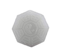 ZGHQHCDRH Collar con colgante de jade blanco de jade natural