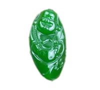 ZGHQHCDRH Collar con colgante de Jade verde Feng Shui Natural para mujer, moda auspiciosa de Buda jaspe