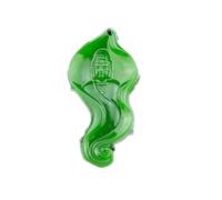 ZGHQHCDRH Collar con colgante de Jade verde oscuro Natural Feng Shui para mujer, Yoga, Hetian Jade, diosa de la misericordia, moda auspiciosa