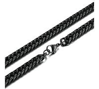 ZGHQHCDRH Collar de eslabones de acero inoxidable para hombre, 45 cm a 65 cm, 9MM width 50CM length, Estándar, Estándar