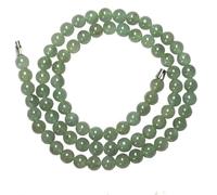 ZGHQHCDRH Collar de jade verde Feng Shui natural con colgante para mujer, aceite de jadeíta de yoga auténtico, tres cuerdas verdes