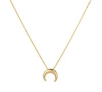 ZGHQHCDRH Collar de luna suave para mujer, cadena de clavícula, collares con colgante de media luna, nuevo