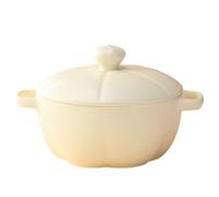 ZGHQHCDRH Cuencos de cerámica, Cuenco de cerámica for fideos instantáneos, cuenco grande for ramen con tapa y soporte for teléfono. Tazón sopa Pho/Udon/Miso, tazón profundo(White)