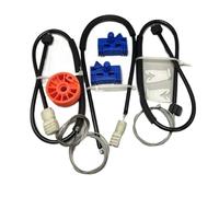 ZGHQHCDRH Elevalunas Juego completo de CLIP para regulador de ventanilla, apto para Renault VEL SATIS 2001-2009, KIT de reparación de regulador de ventanilla delantera derecha Sedan Elevalunas