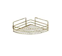 ZGHQHCDRH Estante De Almacenamiento For Baño, Estante De Esquina De Pared, Estante De Ducha, Organizador De Champú, Accesorios De Baño(Gold 1pcs)