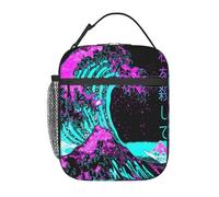 ZGHQHCDRH Estética The Great Wave Off Kanagawa - Bolsa de Almuerzo Hokusai One