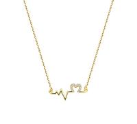 ZGHQHCDRH Exquisito collar con dije de onda de corazón 925 para mujer, gargantilla de cadena minimalista para clavícula, accesorios de joyería de boda, regalos