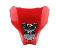 ZGHQHCDRH Faros Delanteros Faro de Motocicleta Se Aplica A Faros Delanteros Honda CRF 450, Placa De Carenado para Motocicleta, Motocross, Enduro, Accesorios para Faros Delanteros De Motocross.(Red)