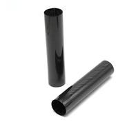 ZGHQHCDRH Fundas de Horquillas para Motos Protector de Horquilla Delantera de Fibra de Carbono para Motocicleta, Compatible con Suzuki RZ/RM-Z/RMX/DR-Z/250/400/450/SB/M/Z 2004-2016(202MM)