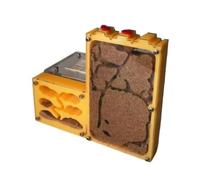 ZGHQHCDRH Granja de Hormigas, Capacidad del Nido de la Granja Hormigas Castillo Granja acrílicas Hábitat observación nidos Casa