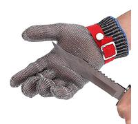 ZGHQHCDRH Guantes anticortes, Guantes anticorte, resistentes a cortes, de malla, for chef, carnicero, portero, carpintero y pescador, nivel 5 protección(1PCS/XXL)
