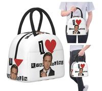 ZGHQHCDRH I Heart Ryan Gosling Bolsa de Almuerzo aislada para niños Nevera Escolar térmica Caja de Comida Lonchera portátil Contenedor