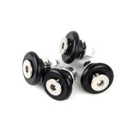 ZGHQHCDRH Juego de 4 Maletas traseras para Motocicleta, Caja Superior, Soporte para Casco, Placa Base, buje, Almohadilla, Hebilla y espaciadores