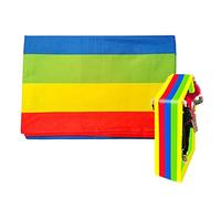 ZGHQHCDRH Juego de Trabajo en Equipo, tapete for Correr, Juego multijugador Team Building for Interiores y Exteriores, for rodante for 2-18 Personas(Kids 4M/13FT)