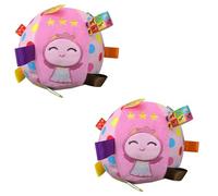 ZGHQHCDRH Juguetes para Cachorros, Juguetes for Perros, Juguetes de Peluche for, Pelota interactiva for Mascotas, for Masticar for, Juguete for Limpiar los Dientes, 2 Piezas for(Girl)