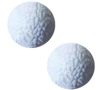 ZGHQHCDRH Juguetes para Cachorros, Juguetes for Perros, Pelota sólida for, Juguete Interactivo for, Ligera de Palomitas maíz, Goma for Masticar, mordida Alta Elasticidad, 2 Piezas C 64 mm(D 64mm)