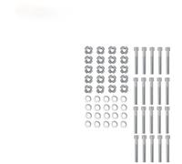ZGHQHCDRH Kit de Agarre for Pared Escalada en Roca, Madera, for Juegos Infantiles, Deportes, Manos y pies, for Soporte Marco(Sliver 20pcs Screw)
